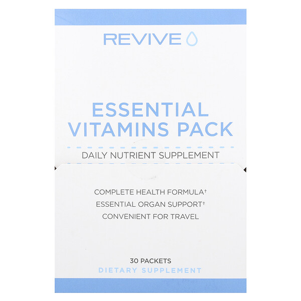 Пакет основных витаминов, 30 пакетов RéVive