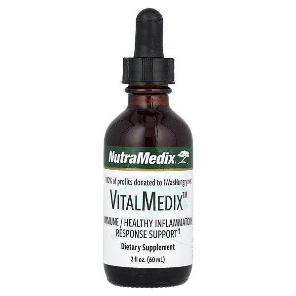 VitalMedix, Поддержка иммунной/здоровой воспалительной реакции, 2 жидкие унции (60 мл) NutraMedix