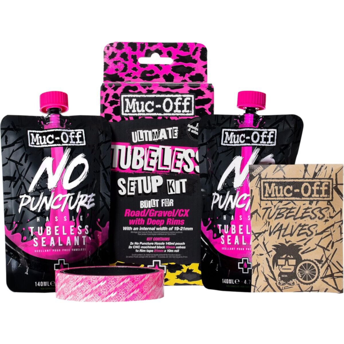 Набор для установки бескамерных шин Muc-Off Ultimate Tubeless Setup Kit Muc-Off