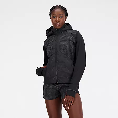 Светящаяся тепловая куртка для бега NYC Marathon Impact Run New Balance
