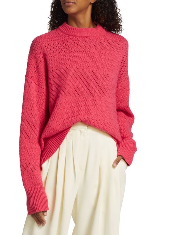 Кашемировый свитер с заниженными плечами CO