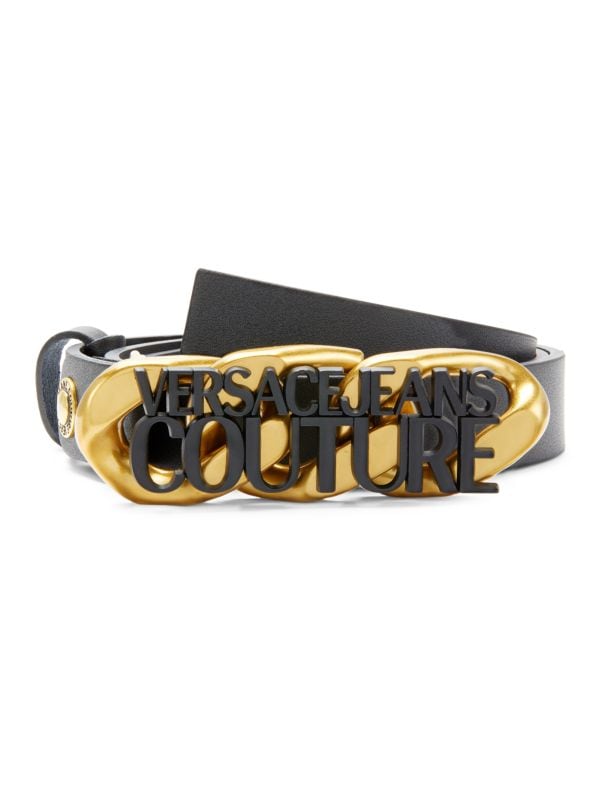 Ремень Versace Jeans Couture Logo Chain Leather Belt Versace Jeans Couture