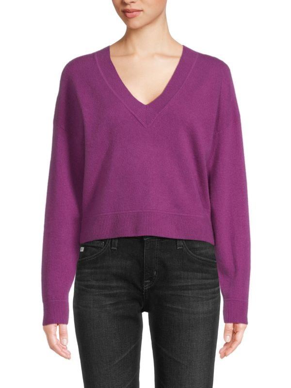 V Neck Cashmere Sweater NAADAM