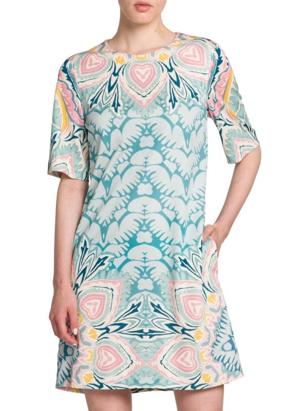 Мини-платье с абстрактной бабочкой Etro