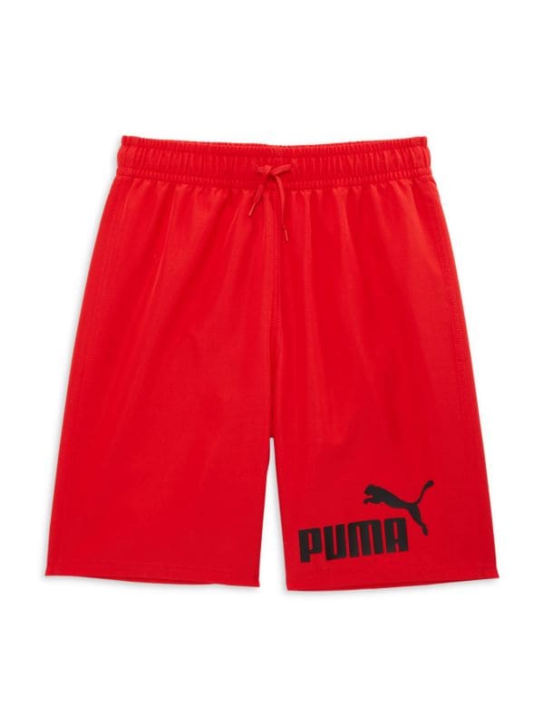 Шорты для плавания на шнурке с логотипом для мальчиков PUMA