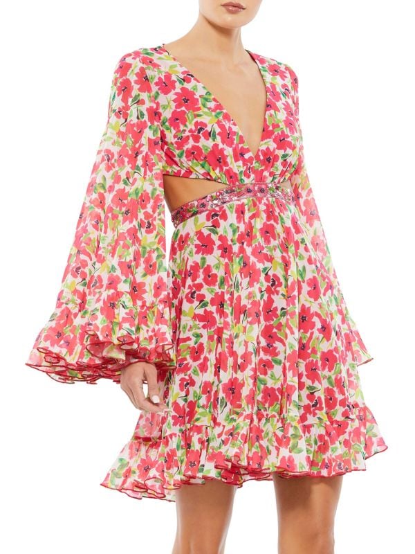 Женский Сарафан MAC DUGGAL Floral Cutout MAC DUGGAL