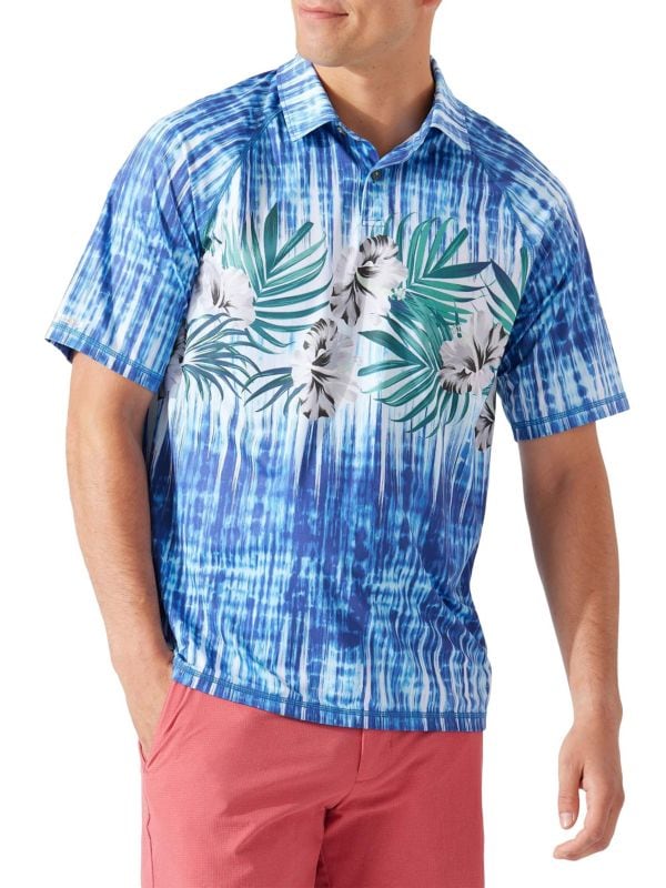 Рубашка на пуговицах в тропическом стиле IslandZone® Tommy Bahama