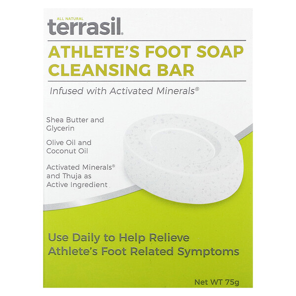 Очищающее мыло для ног Athlete's Foot, 75 г Terrasil