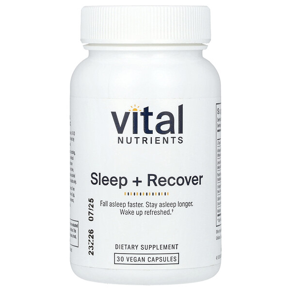 Сон + восстановление, 30 веганских капсул Vital Nutrients