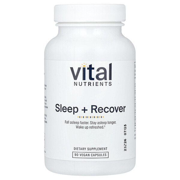 Сон + восстановление, 90 веганских капсул Vital Nutrients