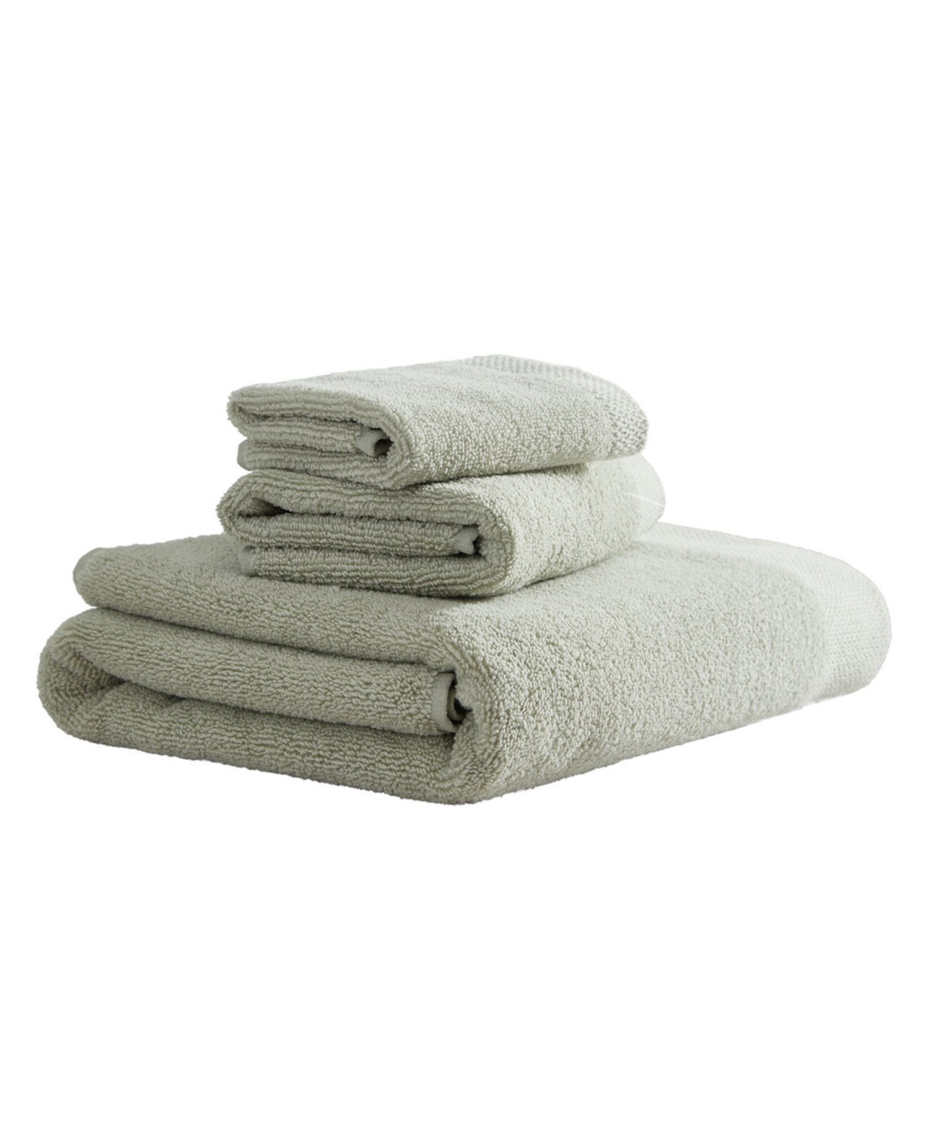 Набор махровых полотенец из 3 предметов из плотного хлопка Entwine Calvin Klein