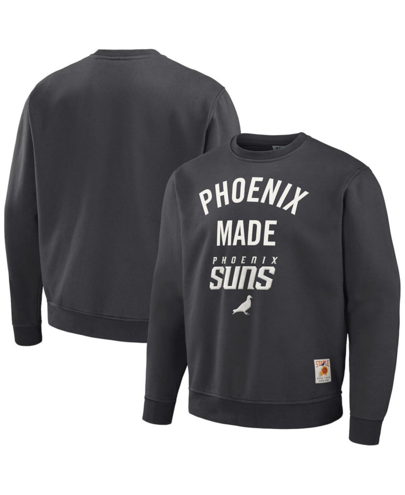 Мужской плюшевый пуловер NBA x Anthracite Phoenix Suns Staple