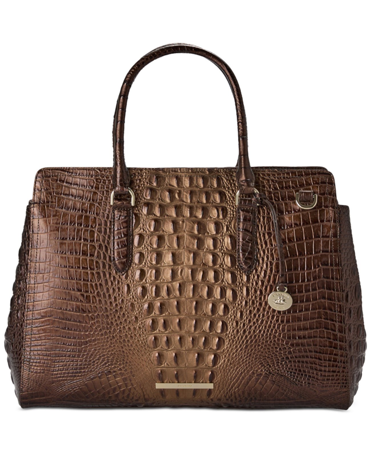 Сумка сэтчел Brahmin Finley Carryall Sesame Ombre Melbourne Brahmin