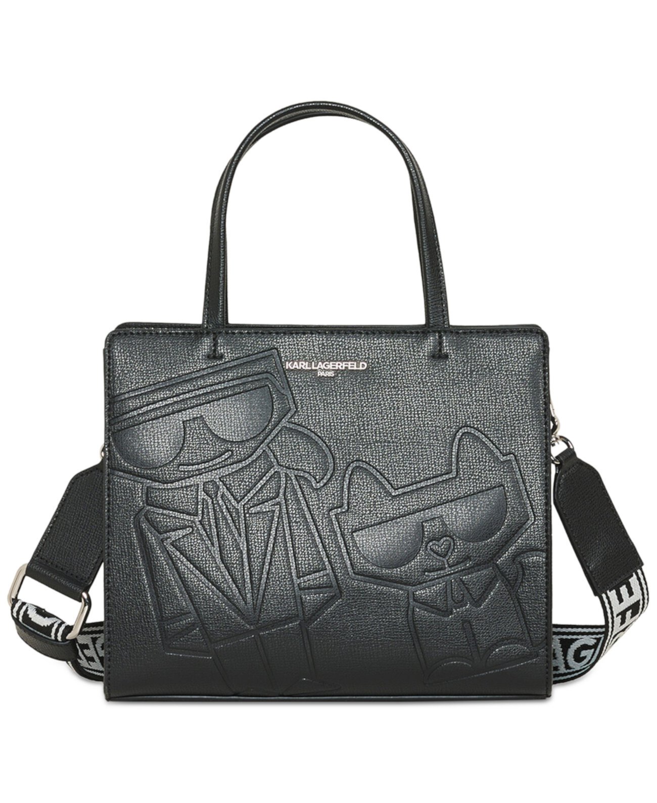 Маленькая сумка-портфель Maybelle Karl и Choupette Karl Lagerfeld Paris