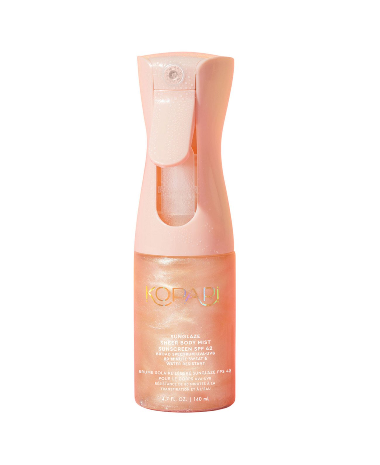 Sunglaze Sheer Body Mist Sunscreen SPF 42, 4.7 oz. Kopari Beauty