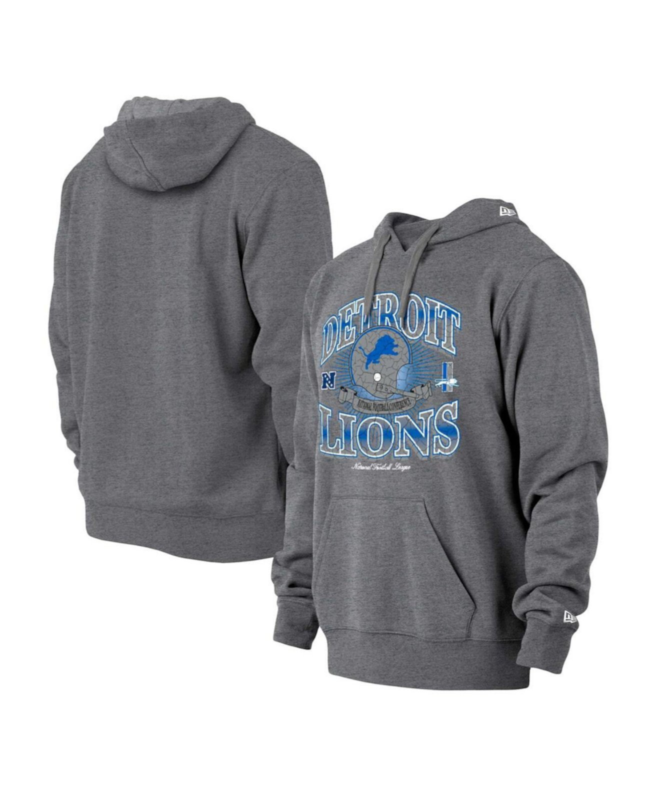 Мужской Пуловер New Era Detroit Lions Retro New Era