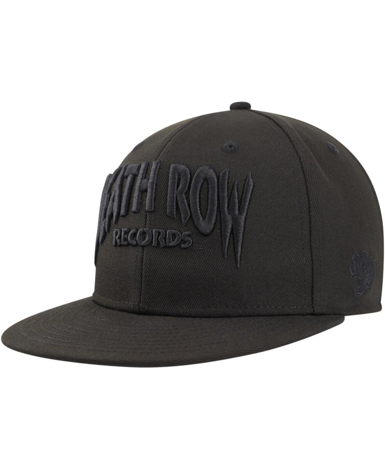Мужская черная шляпа Death Row Records с узором пейсли Lids