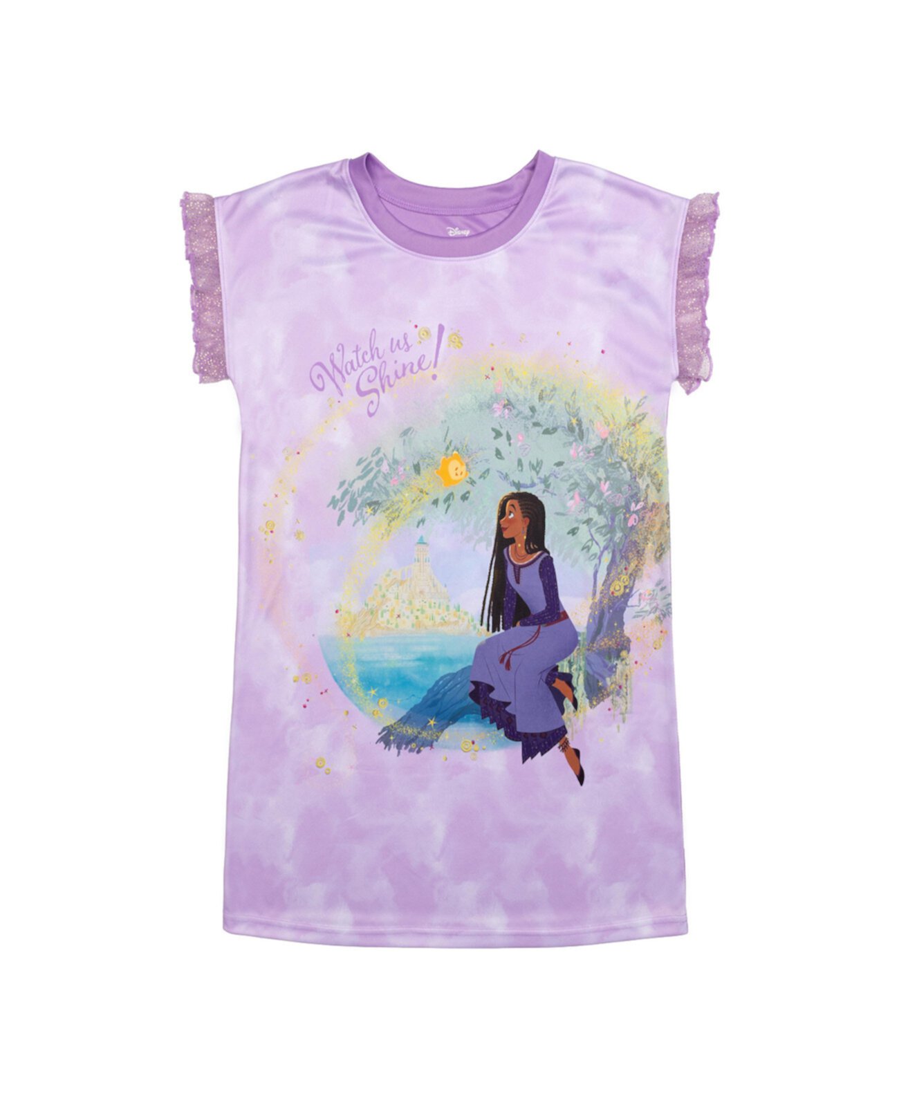 Рубашка для сна с круглым вырезом в общежитии для маленьких девочек Wish
