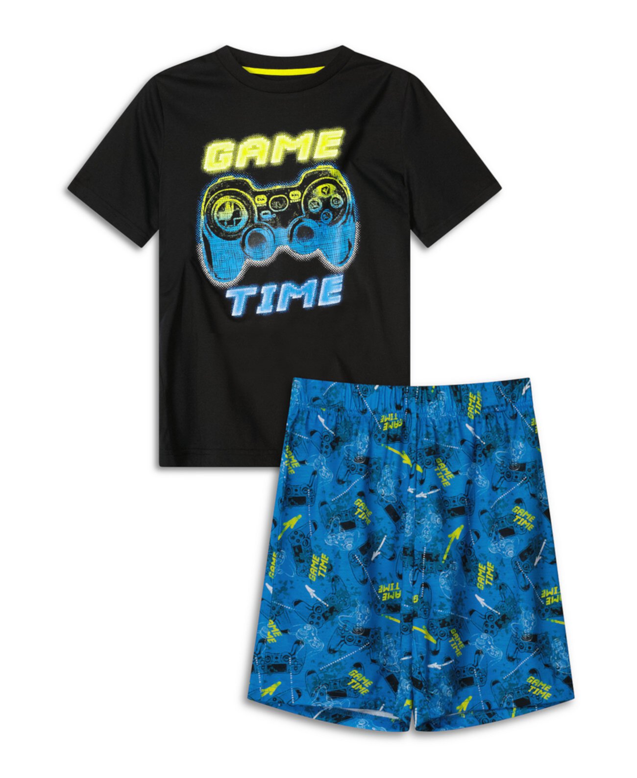 Пижамный комплект с шортами из мягкой трикотажной ткани для маленьких мальчиков, 2 предмета Max & Olivia
