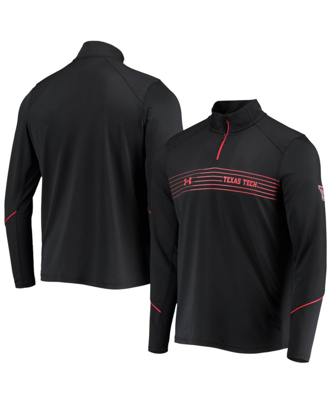 Мужская Куртка Under Armour Texas Tech Red Raiders Sideline Performance Lightweight Quarter-Zip Under Armour