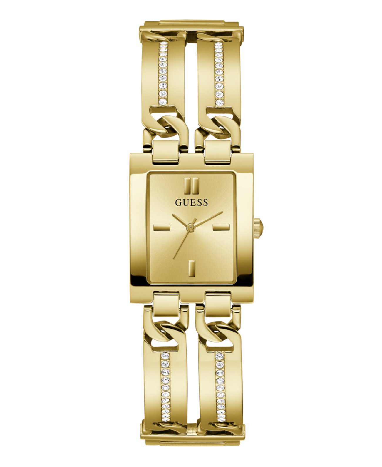 Женские аналоговые золотистые часы из 100% стали, 39 мм GUESS