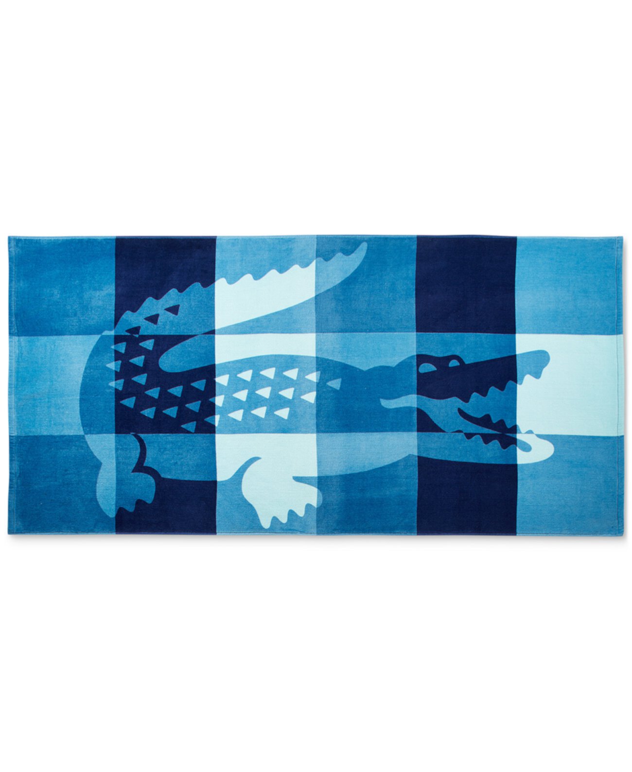 Пляжное полотенце Net Signature из крокодилового хлопка Lacoste