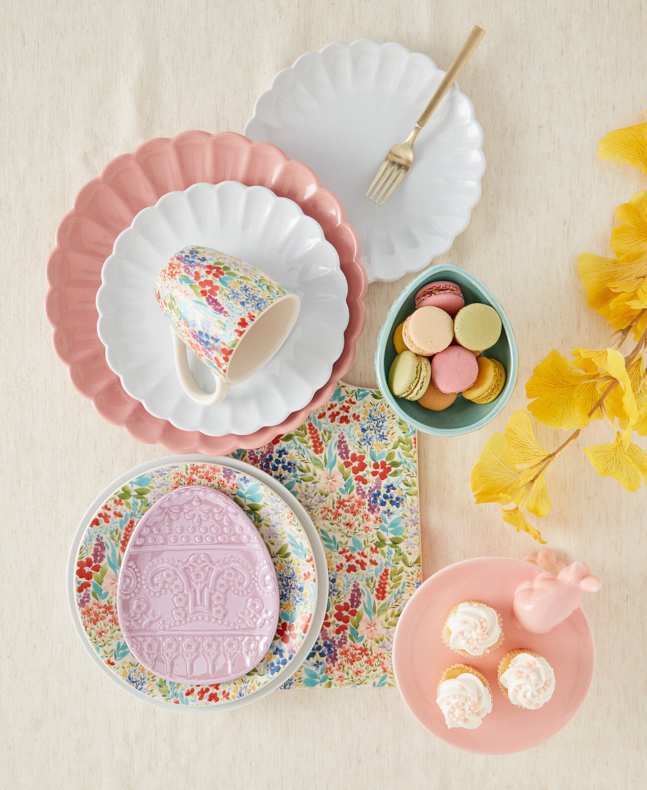 Салатные тарелки «Весеннее блаженство», набор из 4 шт. Tabletops Gallery
