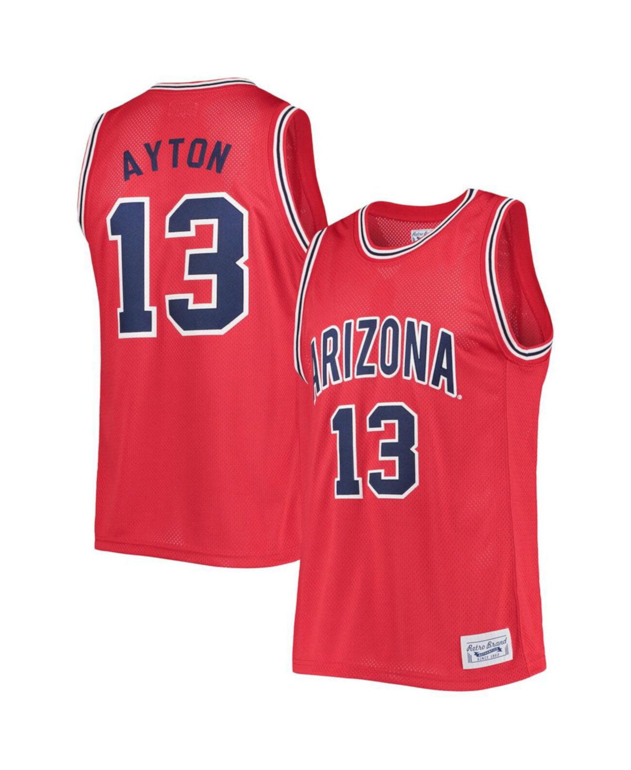 Мужская классическая памятная баскетбольная майка Deandre Ayton Red Arizona Wildcats Original Retro Brand