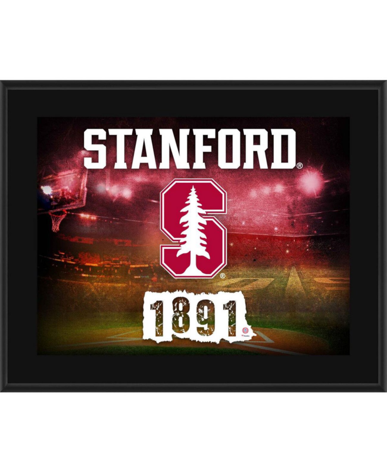 Табличка с сублимированным горизонтальным логотипом Stanford Cardinal размером 10,5 x 13 дюймов Fanatics Authentic