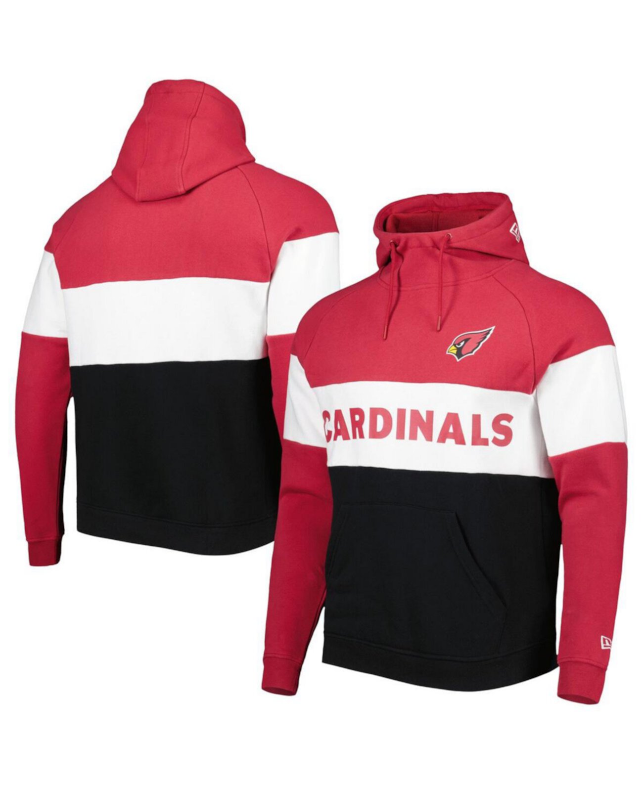 Мужской Пуловер New Era Arizona Cardinals Colorblock Current New Era