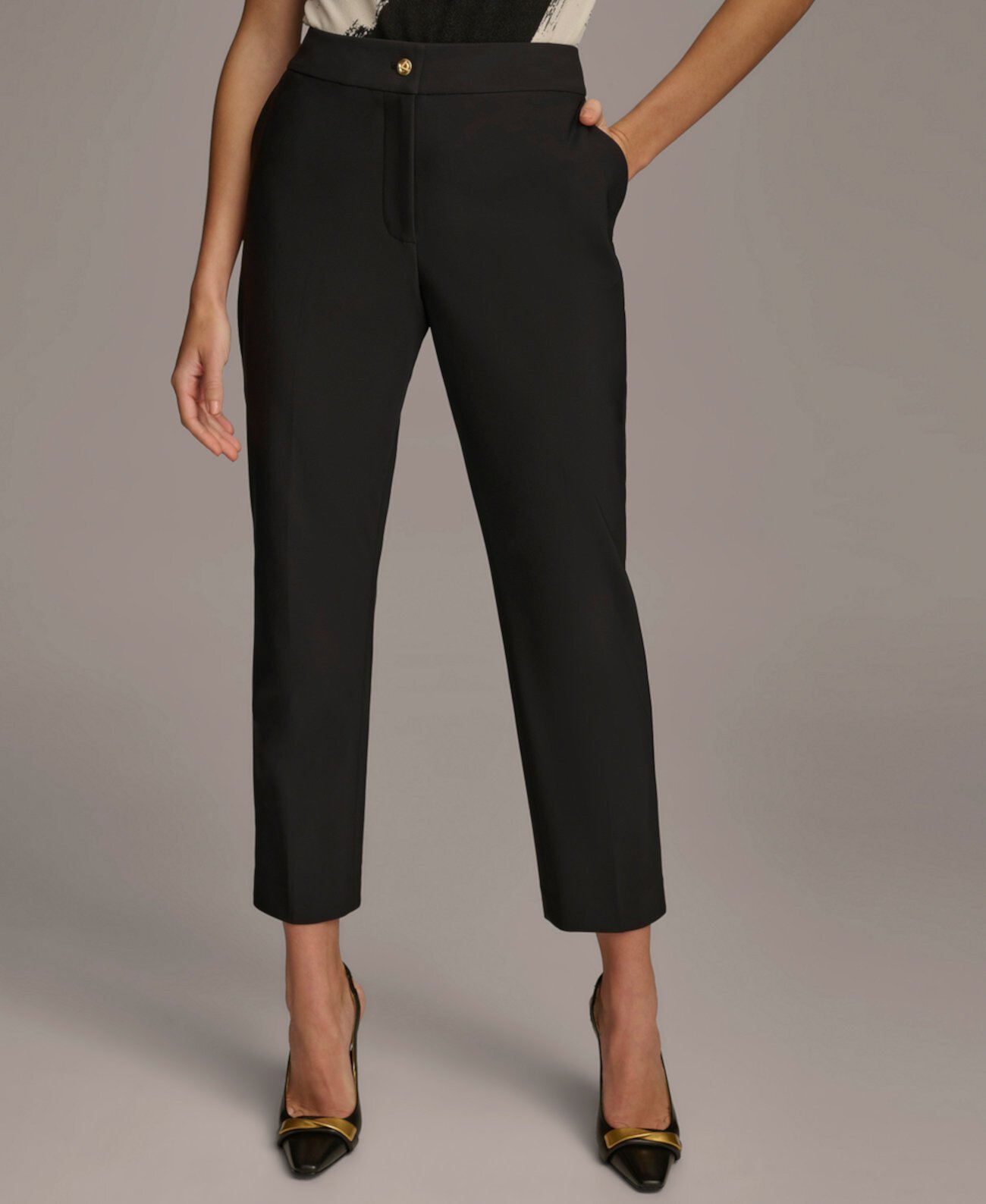 Женские брюки узкого кроя до щиколотки Donna Karan New York