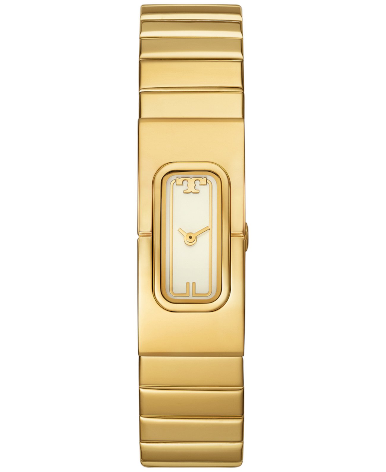 Смарт часы Tory Burch Women's The T Watch Золотистый браслет из нержавеющей стали 18мм Tory Burch