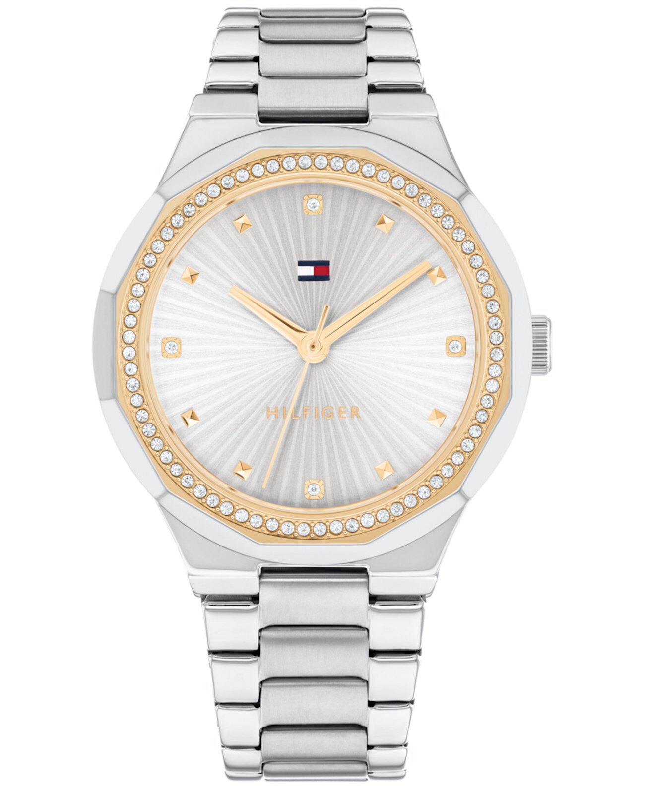 Женские кварцевые часы из нержавеющей стали серебристого цвета, 36 мм Tommy Hilfiger