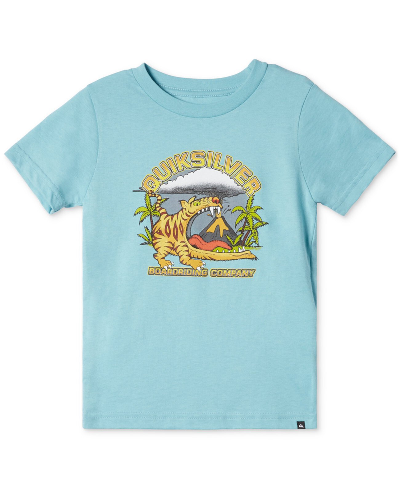 Хлопковая футболка с рисунком Barking Tiger для малышей и маленьких мальчиков Quiksilver