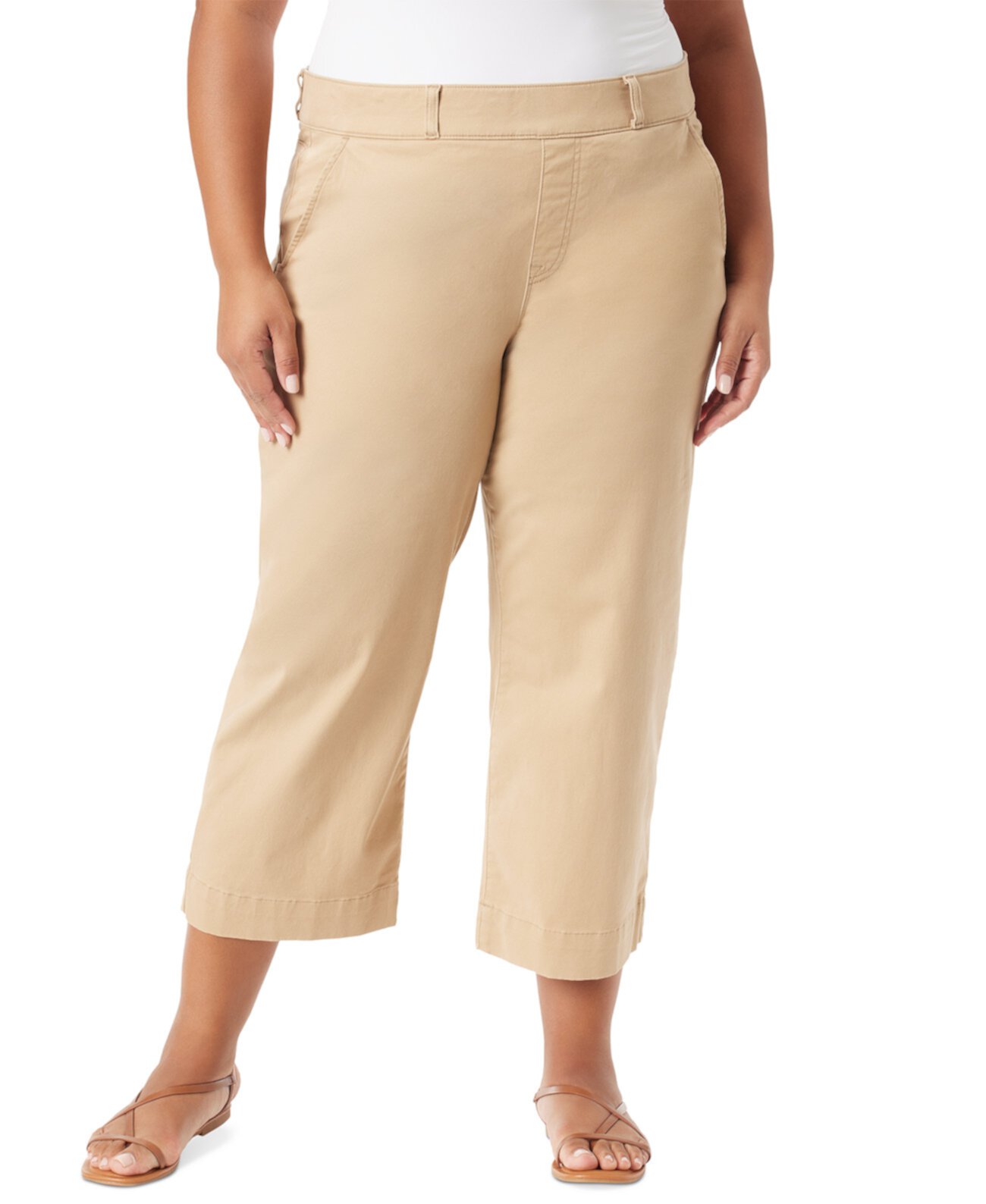 Укороченные брюки больших размеров с эффектом фигуры Gloria Vanderbilt