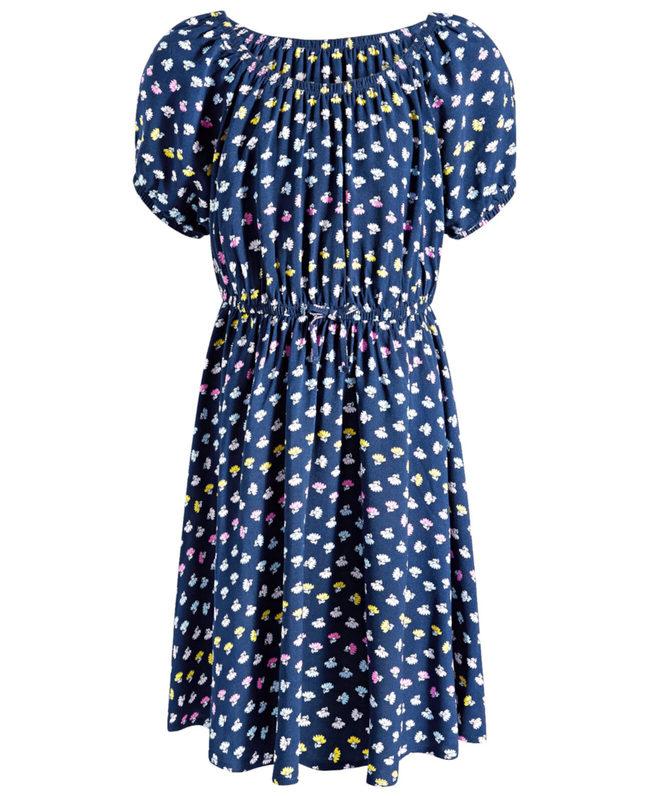 Крестьянское платье в полоску с ромашками для больших девочек, созданное для Macy's Epic Threads