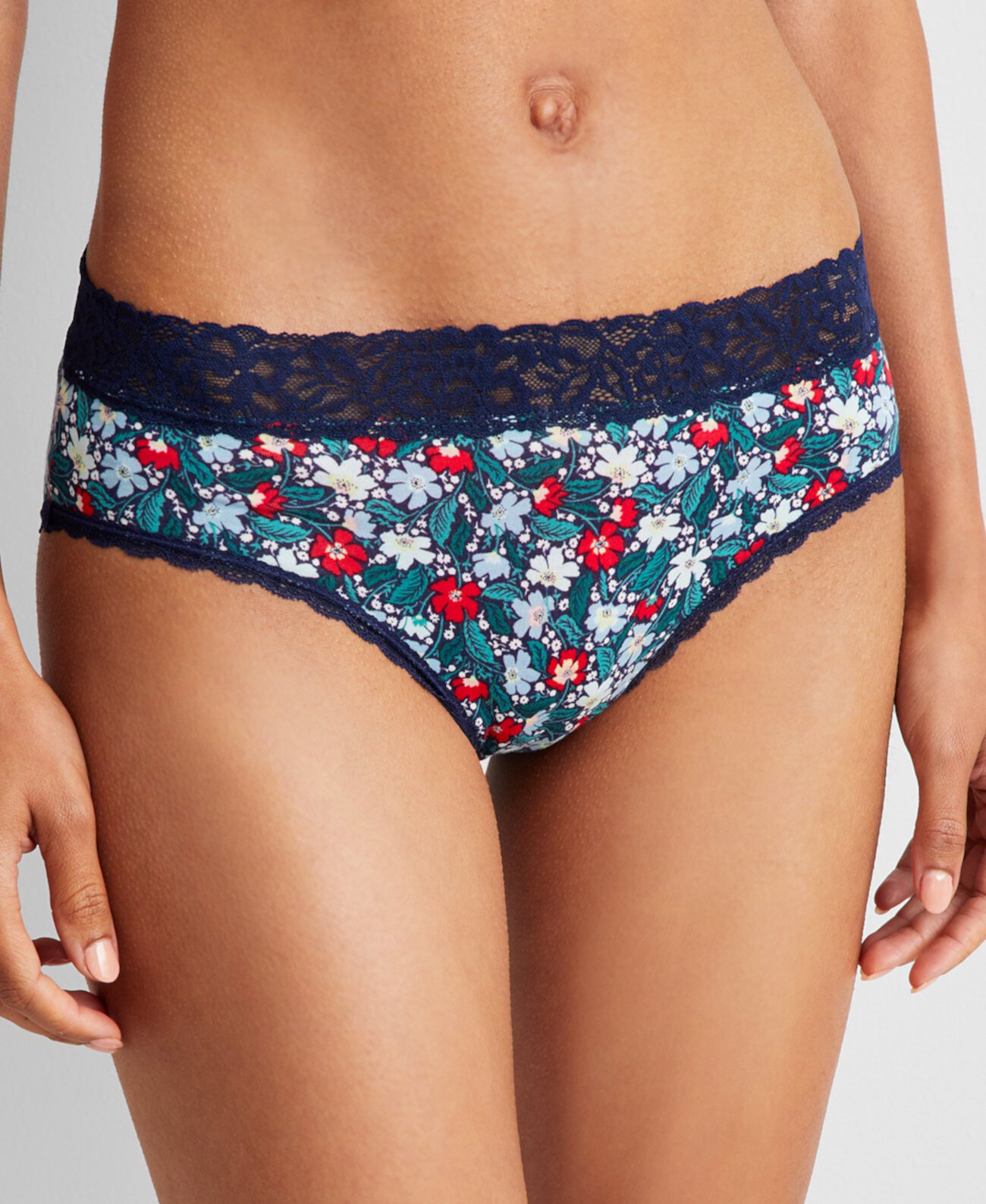 Women's Cotton Blend Lace-Trim Hipster Underwear, Created for Macy's State of Day