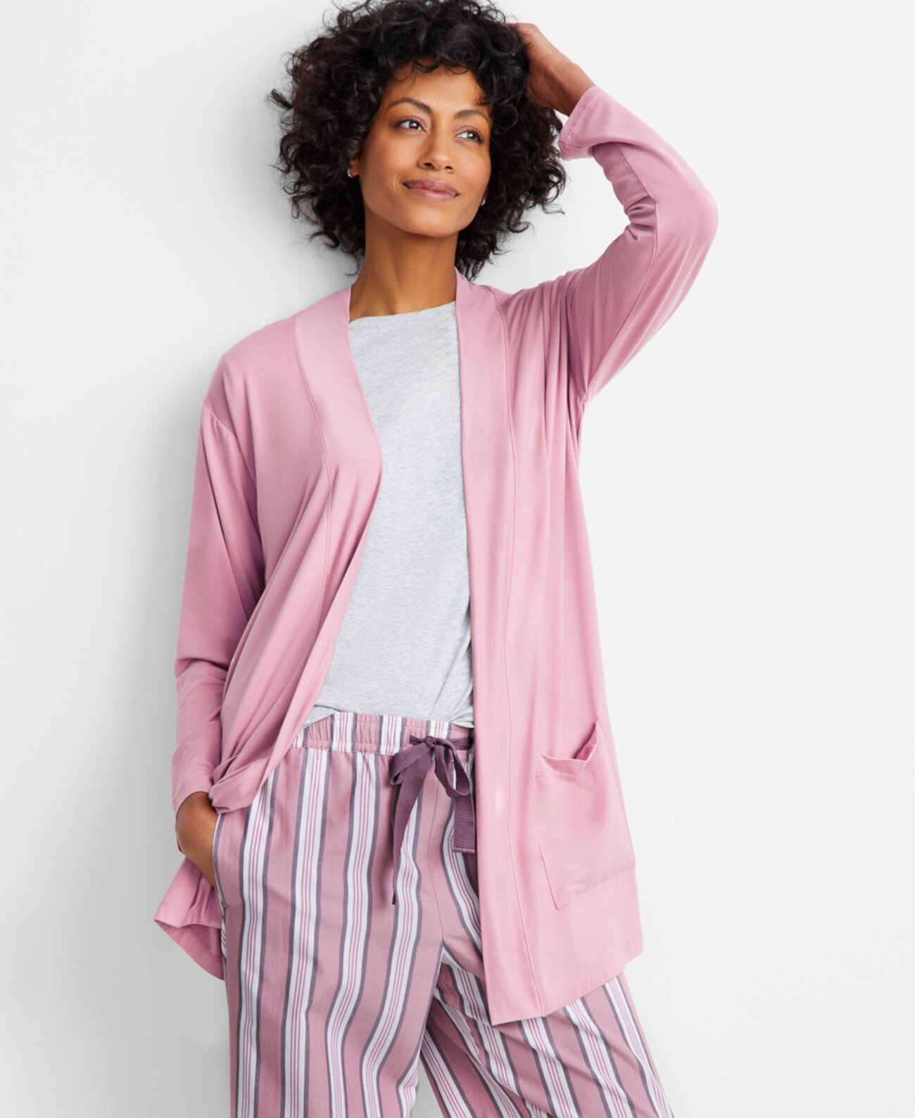 Women's Knit Open Front Cardigan, Created for Macy's State of Day