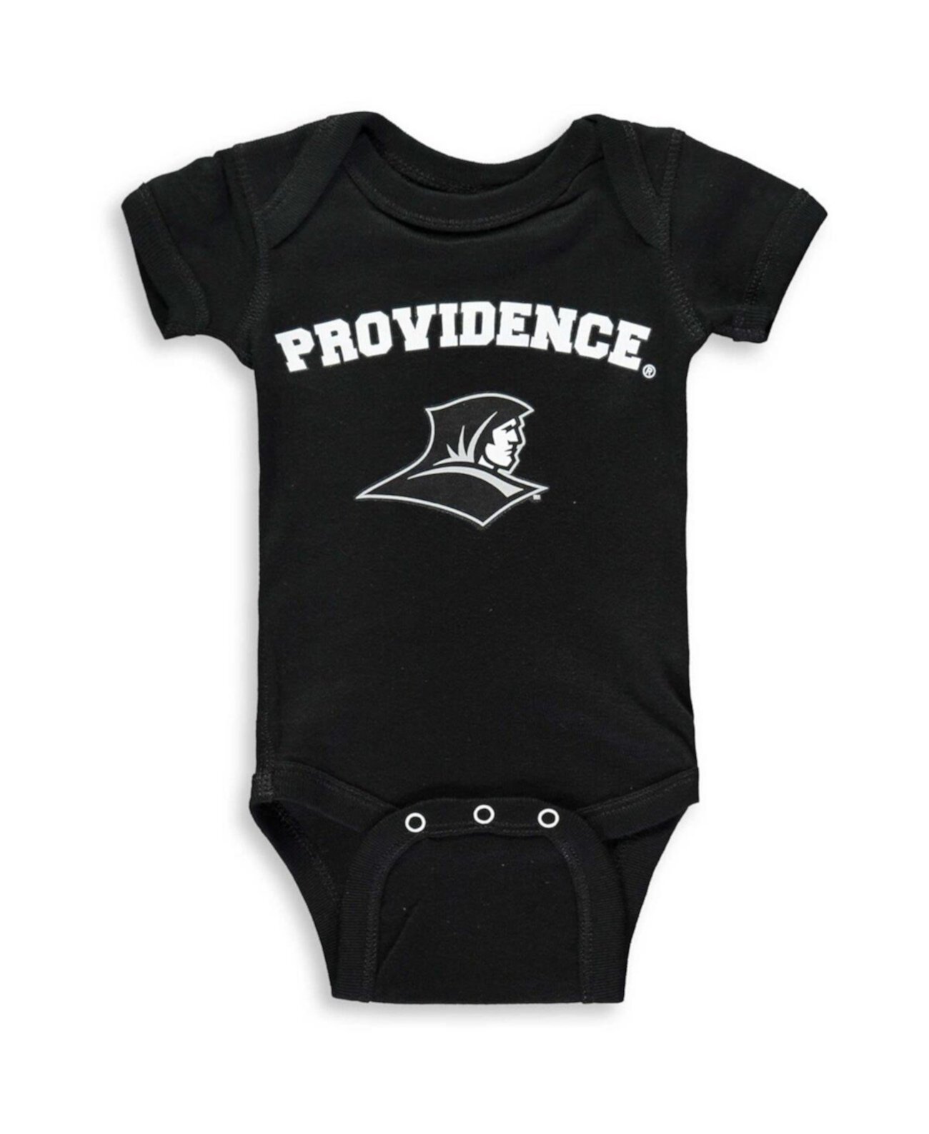 Черный боди Providence Friars Arch & Logo для мальчиков и девочек для младенцев Two Feet Ahead