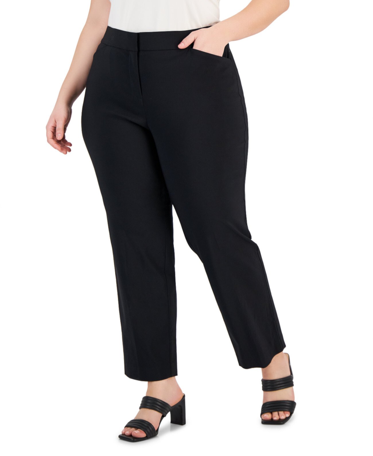 Прямые брюки пышного кроя больших размеров, созданные для Macy's J&M Collection