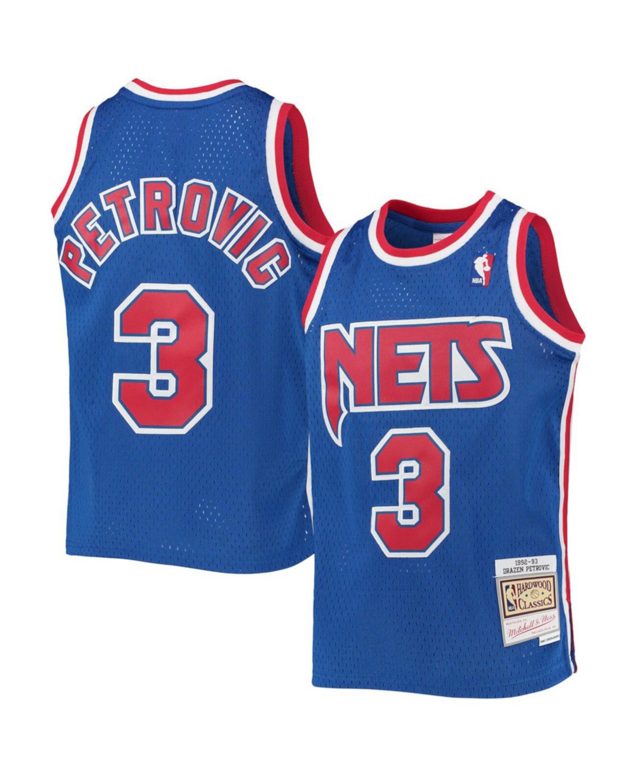 Детская майка New Jersey Nets Дражена Петровича 1992/93 Swingman от Mitchell & Ness Mitchell & Ness