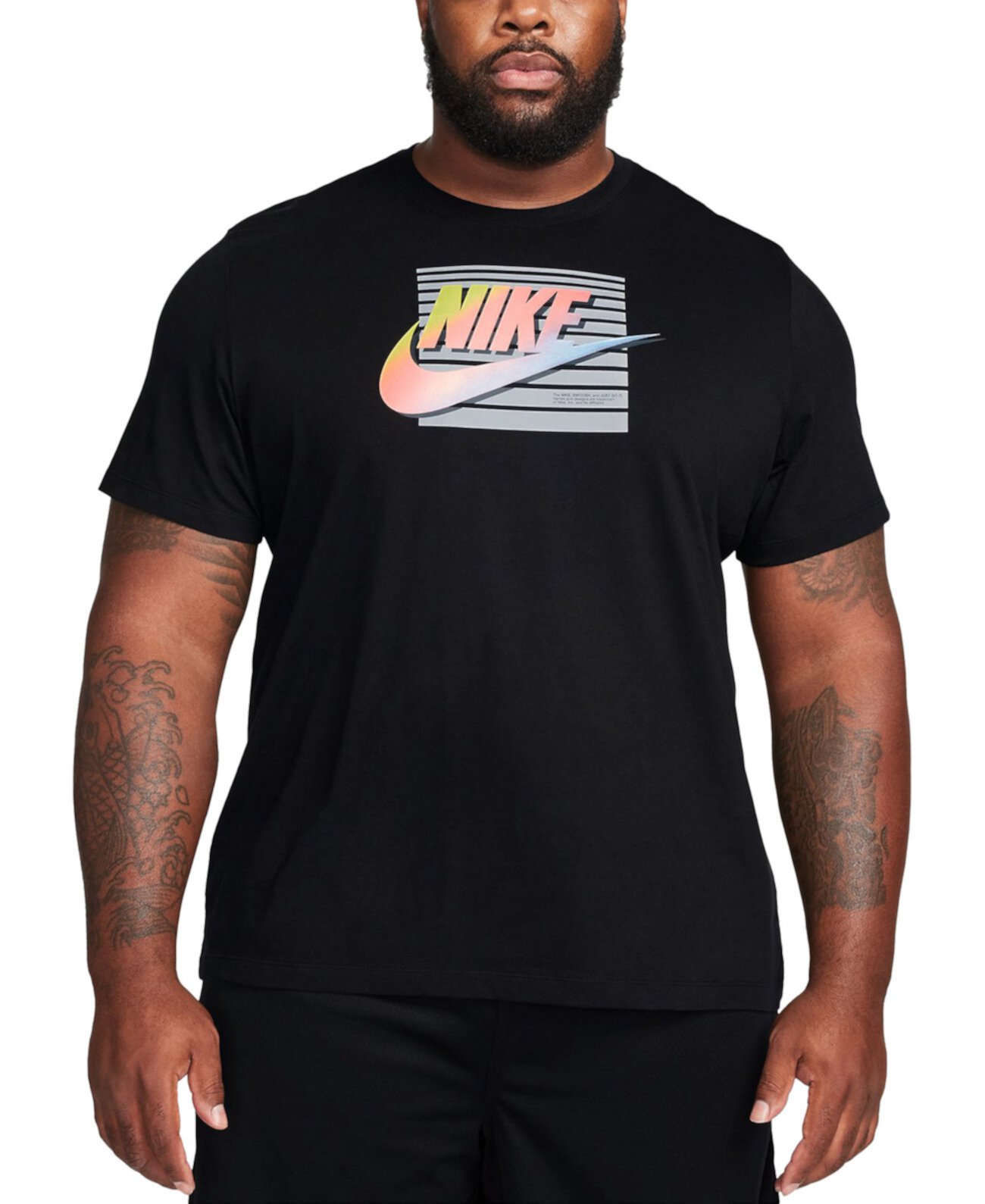 Мужская Спортивная Футболка с Логотипом Nike Nike