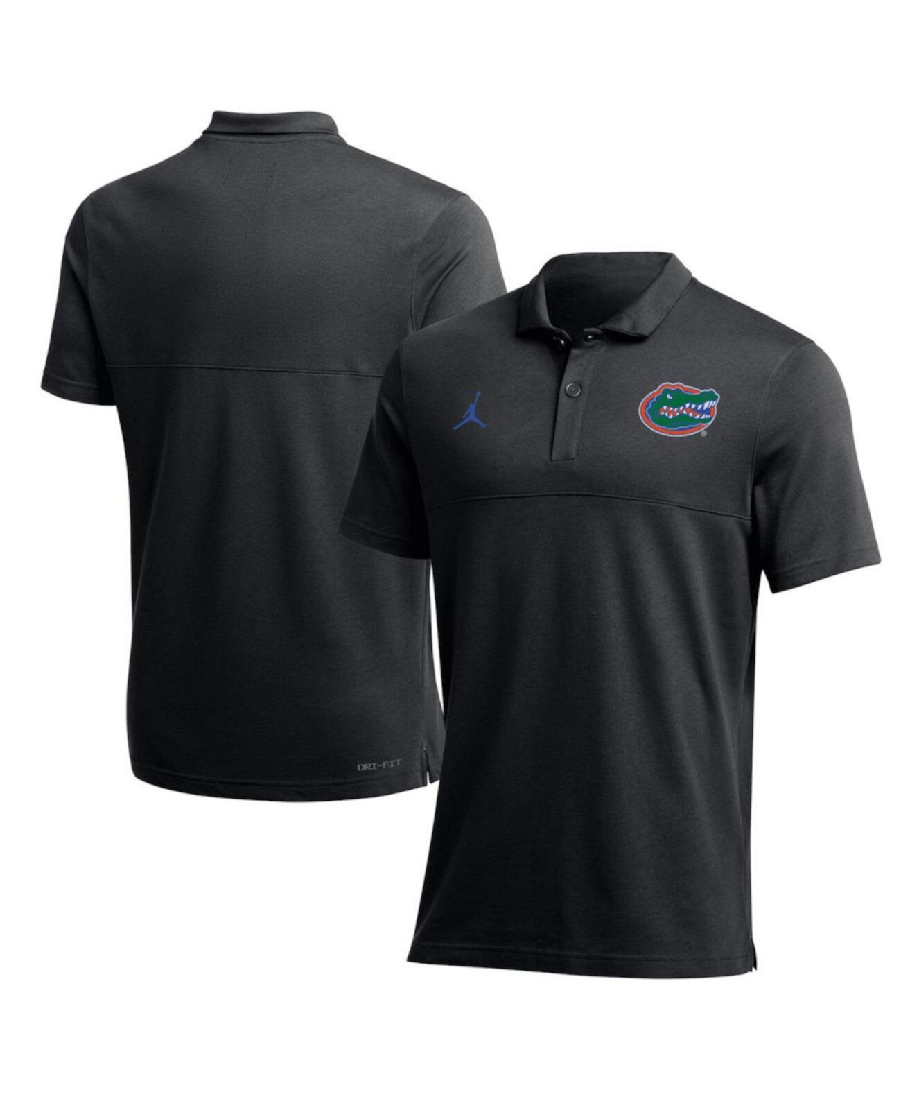 Мужская черная рубашка-поло Florida Gators 2022 Coaches Performance Jordan