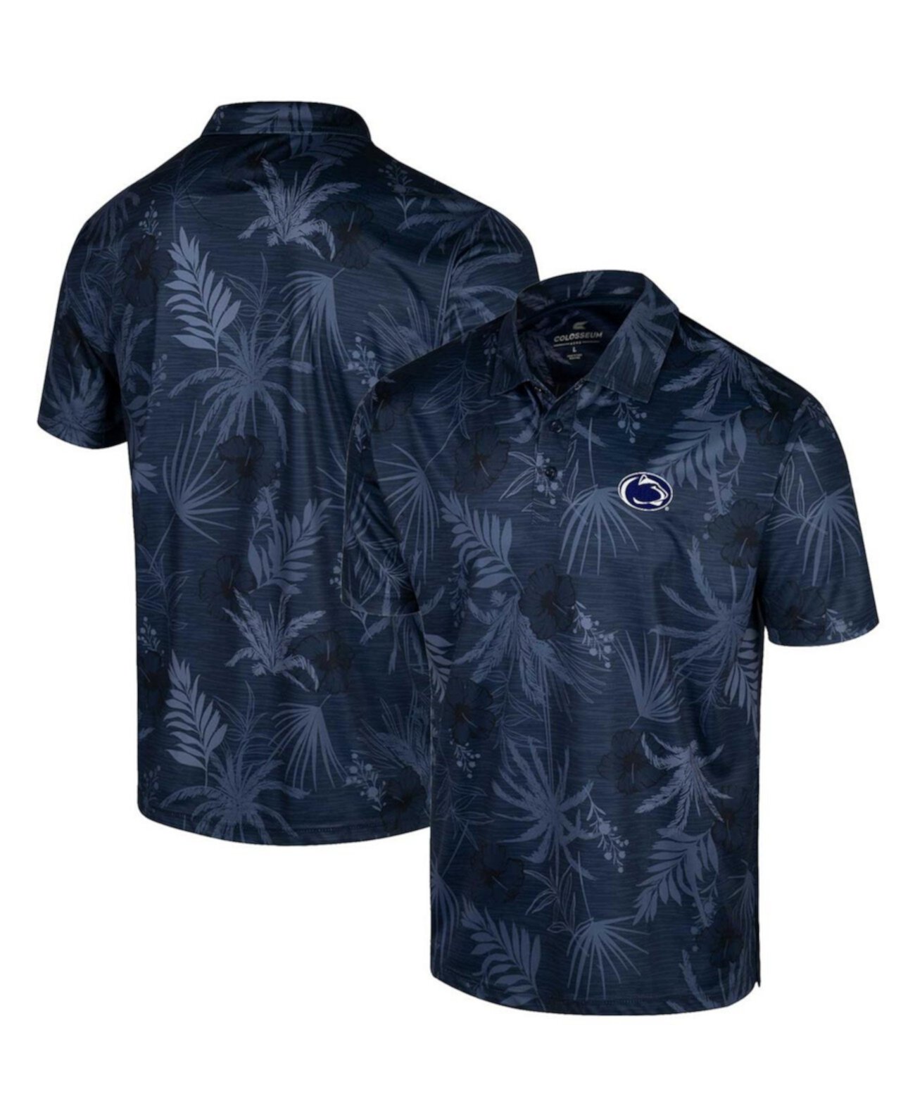 Мужская темно-синяя рубашка-поло Penn State Nittany Lions Palms Team Colosseum
