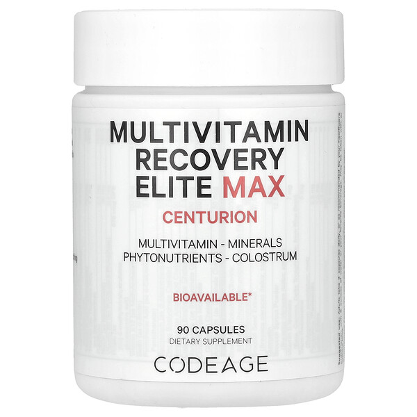Мультивитамины Recovery Elite Max, 90 капсул Codeage