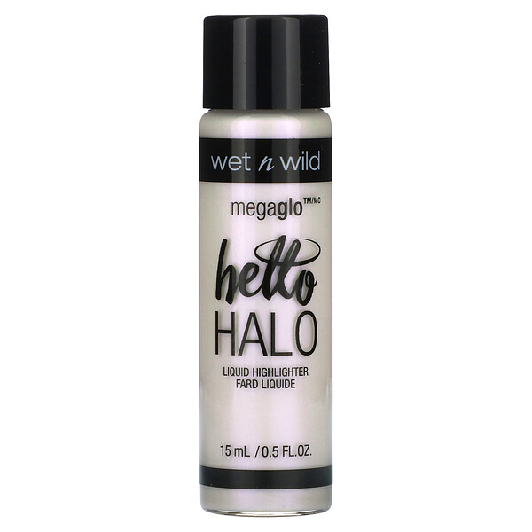 MegaGlo, Жидкий хайлайтер Hello Halo, галографический оттенок 303A, 15 мл (0,5 жидк. унции) Wet n Wild