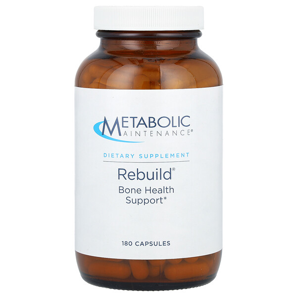 Rebuild, 180 капсул Metabolic Maintenance