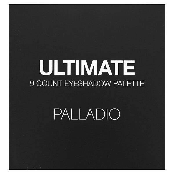 Палетка теней для век Ultimate, 9 шт., Natural Earth, 0,33 унции (9,6 г) Palladio