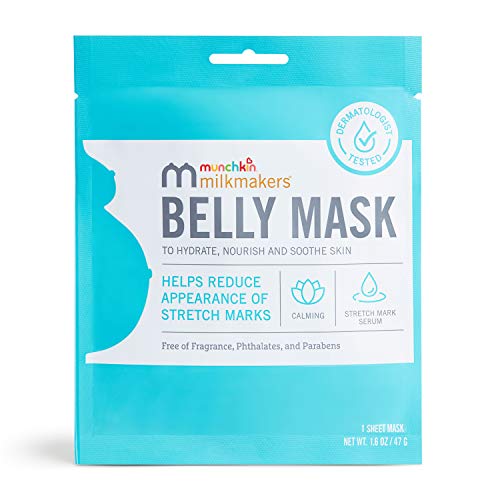 Munchkin® Milkmakers® Belly Mask for Pregnancy Skin Care & Stretch Marks, 3 Sheet Masks Munchkin