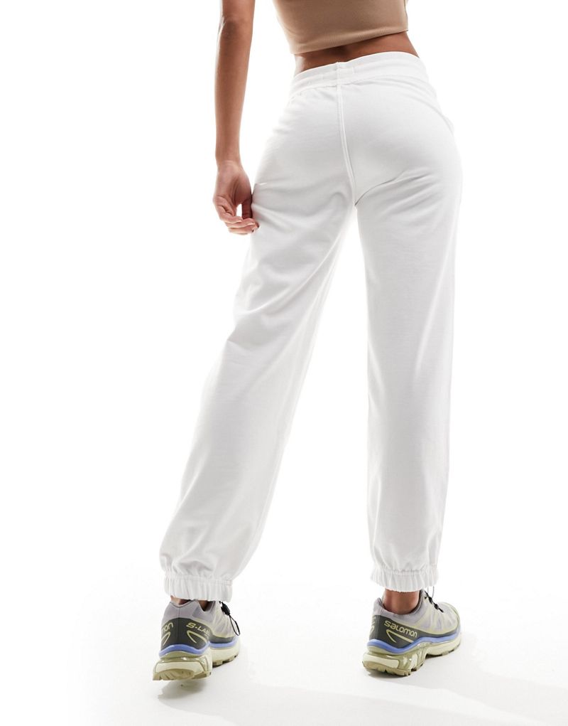 Белые брюки-джоггеры Bershka для женщин Bershka